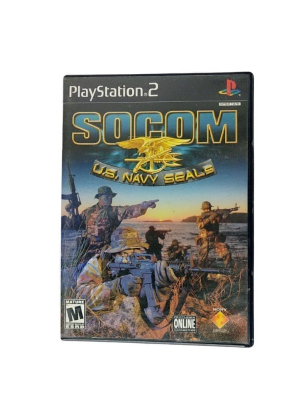 Sony PlayStation 2 SOCOM US Navy SEALS Game Case Manual